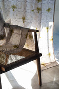 CURTAINS Temple Palms  Stone Sheer Curtain