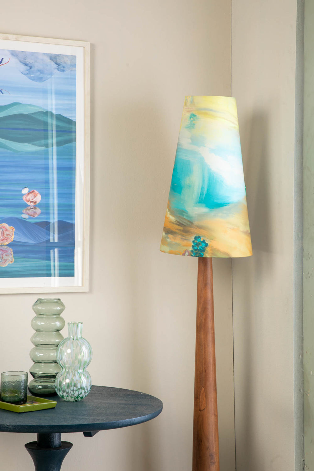 LAMPSHADES Terai Grassland Tall Taper Lampshade (Field Green)