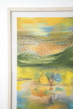 WALL ACCENTS Terai Grassland Wall Art (Field Green)
