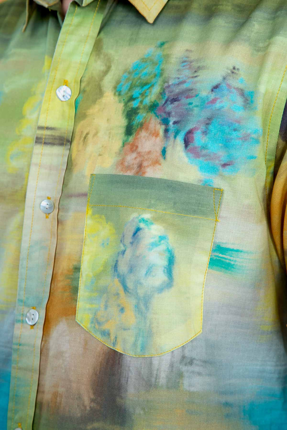 SHIRTS Terai Grassland Printed Shirt (Field Green)