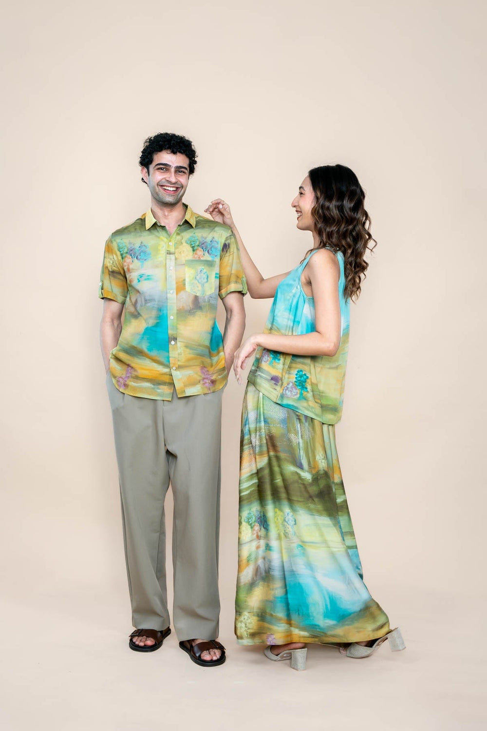 SHIRTS Terai Grassland Printed Shirt (Field Green)