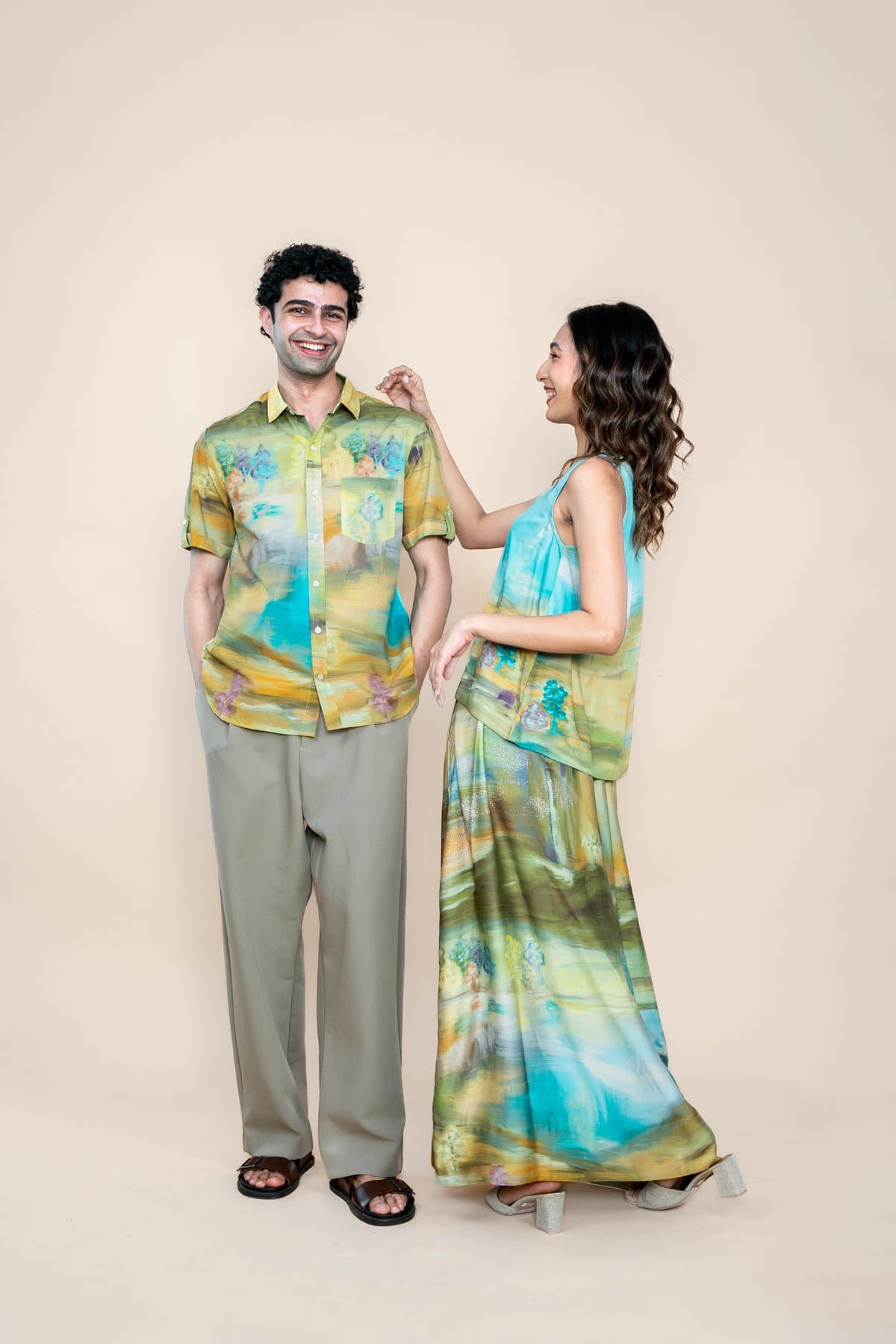 SHIRTS Terai Grassland Printed Shirt (Field Green)