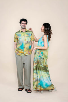SHIRTS Terai Grassland Printed Shirt (Field Green)