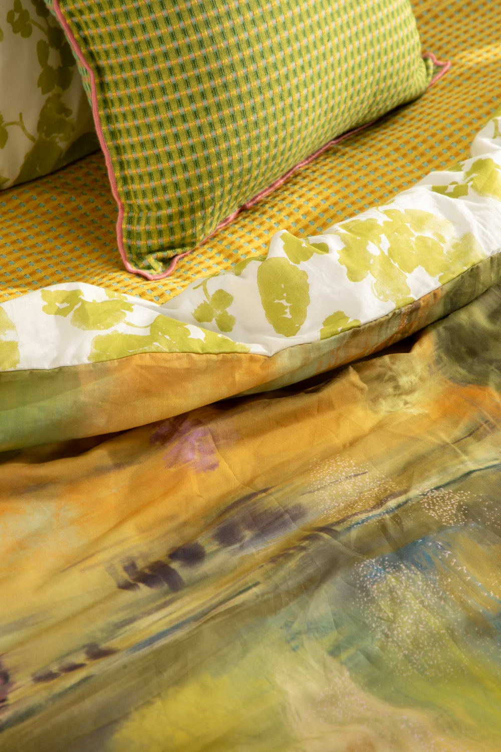 DUVET COVERS Terai Field Green Duvet Cover
