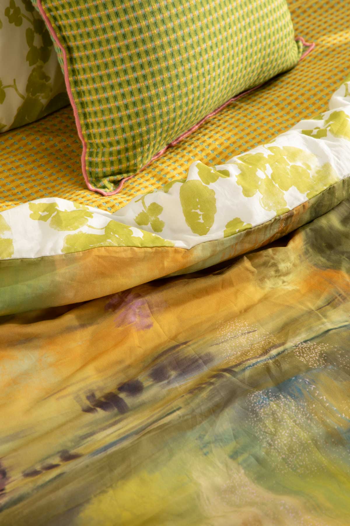 DUVET COVERS Terai Field Green Duvet Cover