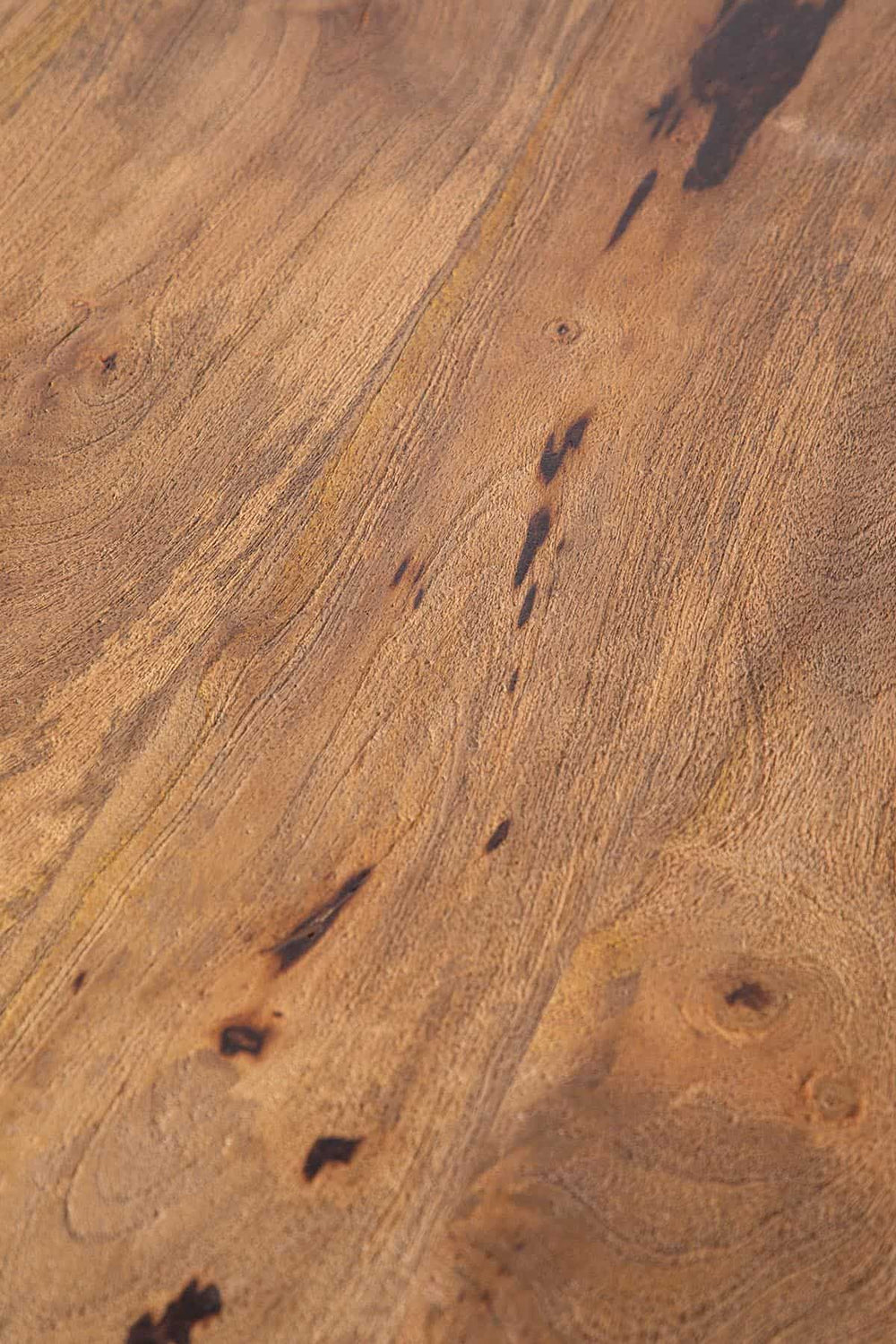 COFFEE TABLES Thal Mango Wood And Sandblasted Round Coffee Table