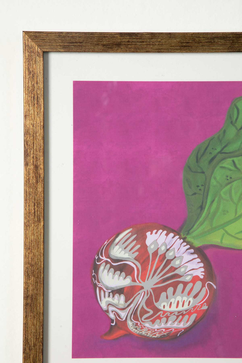 WALL ACCENTS The Beetroot Blush Wall Art (Pink)