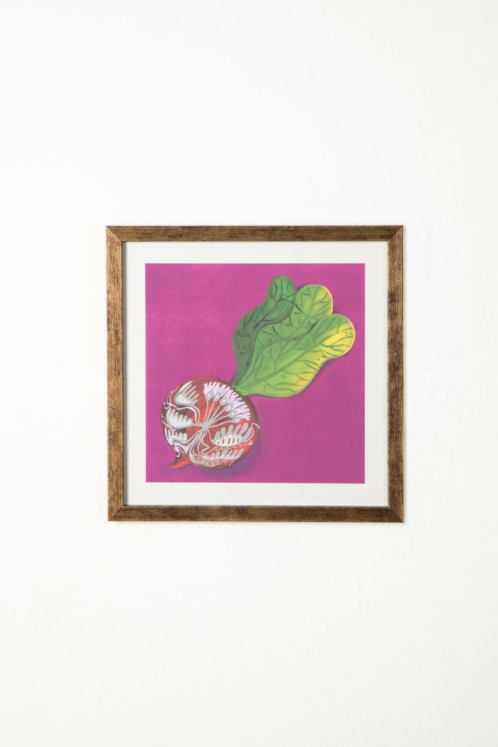 The Beetroot Blush Wall Art (Pink)