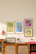 WALL ACCENTS The Beetroot Blush Wall Art (Pink)