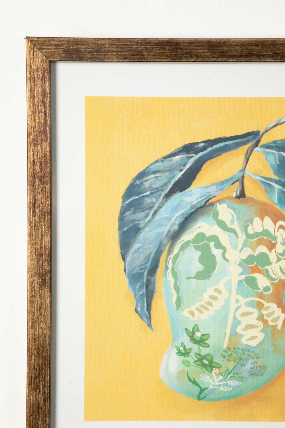 WALL ACCENTS The Mango Muse Wall Art (Yellow)