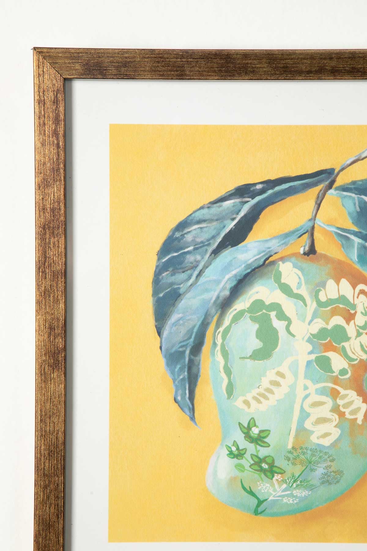 WALL ACCENTS The Mango Muse Wall Art (Yellow)
