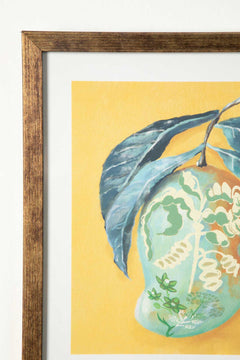 WALL ACCENTS The Mango Muse Wall Art (Yellow)