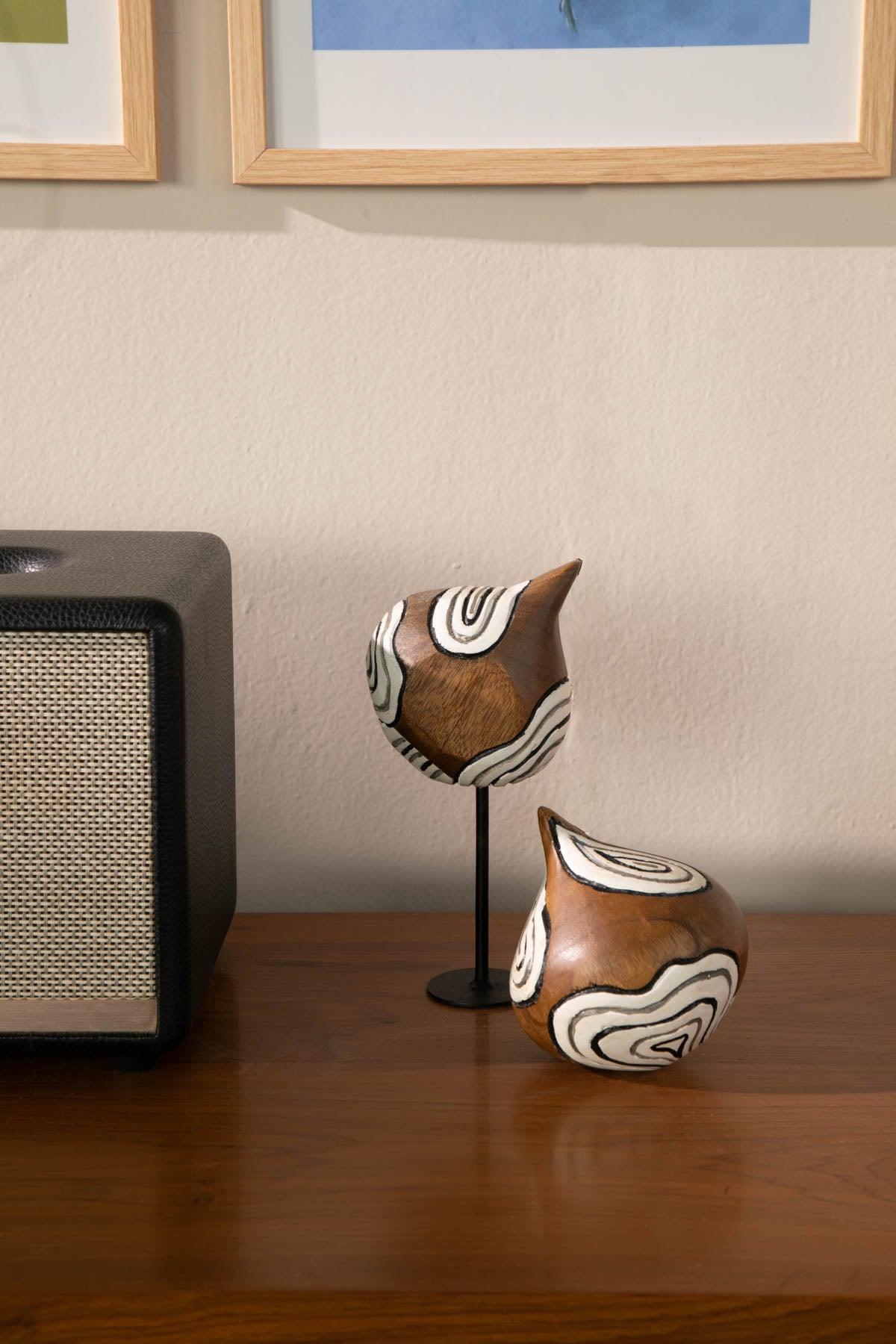 TABLE ACCENT The Onion Duo Mango Wood Table Accent (Set Of 2)