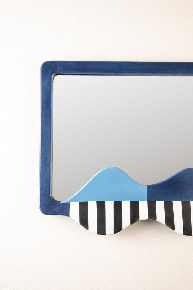 MIRRORS The Plump Decorative Mirror (Deep Blue)