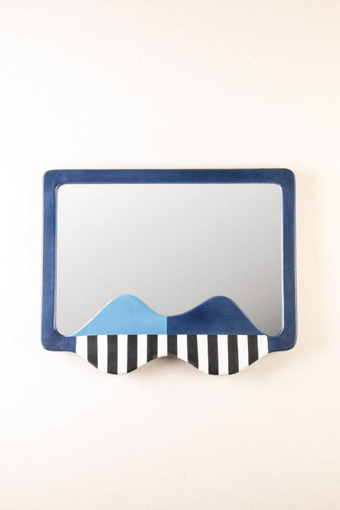 MIRRORS The Plump Decorative Mirror (Deep Blue)