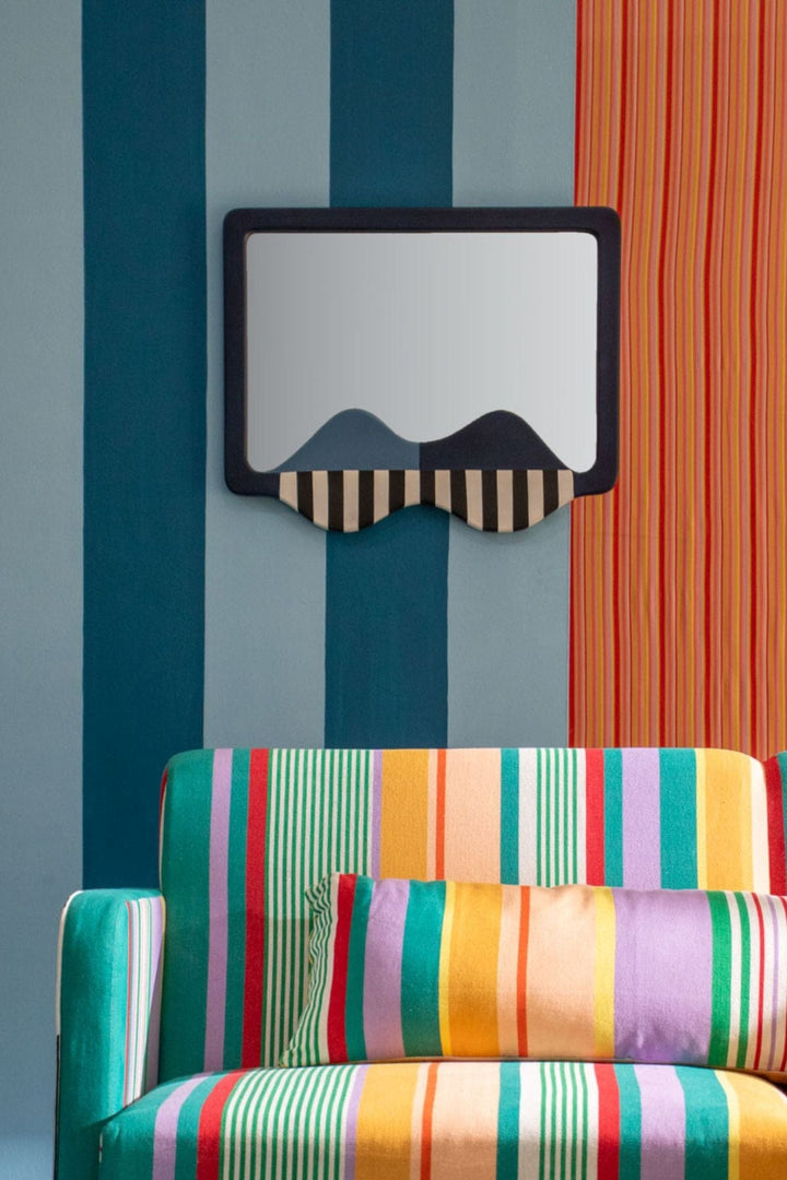 MIRRORS The Plump Decorative Mirror (Deep Blue)