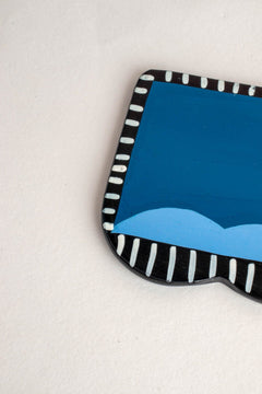 TRIVETS & COASTERS The Plump Cobalt Blue Coaster (Set Of 4)