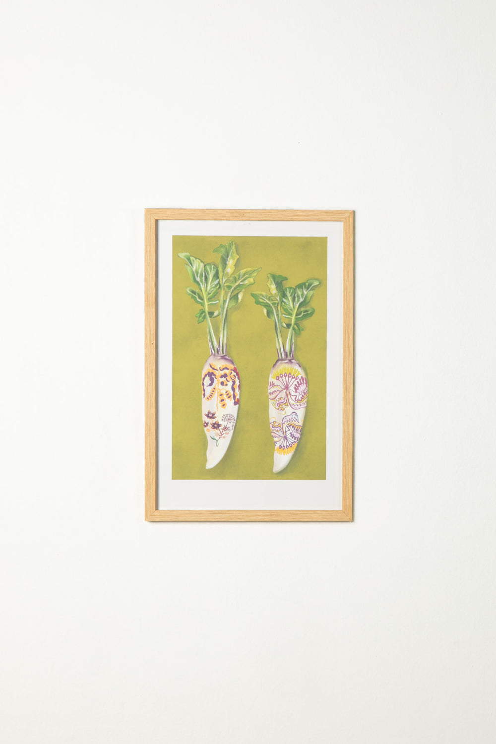 The Radish Twins Wall Art (Green)