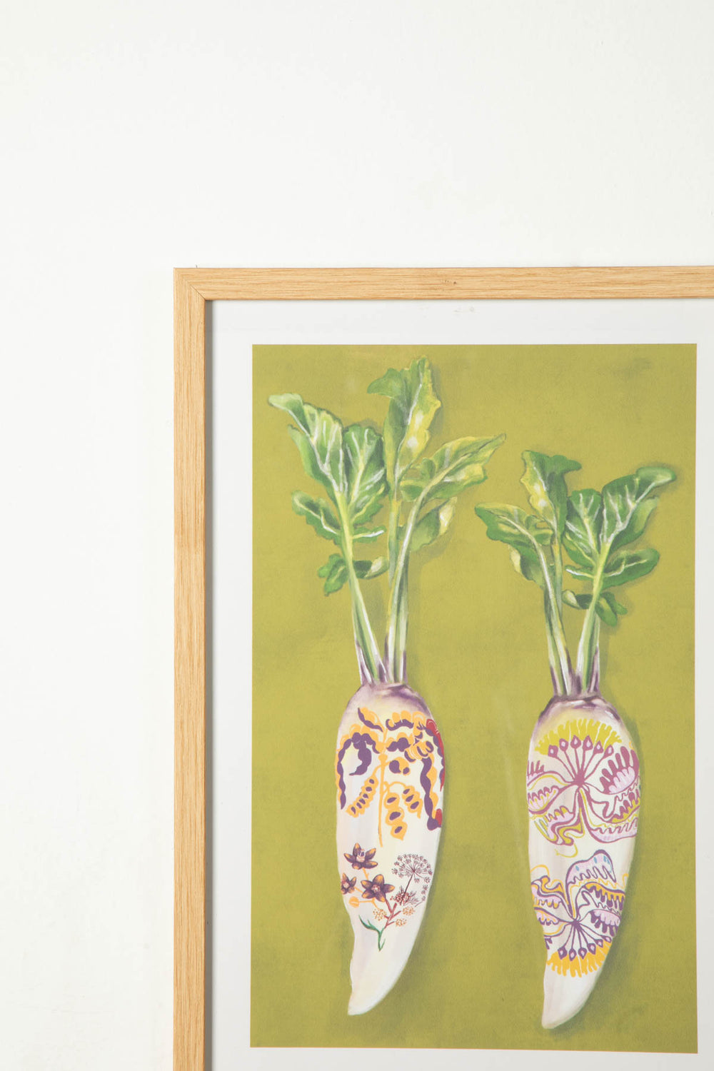 WALL ACCENTS The Radish Twins Wall Art (Green)