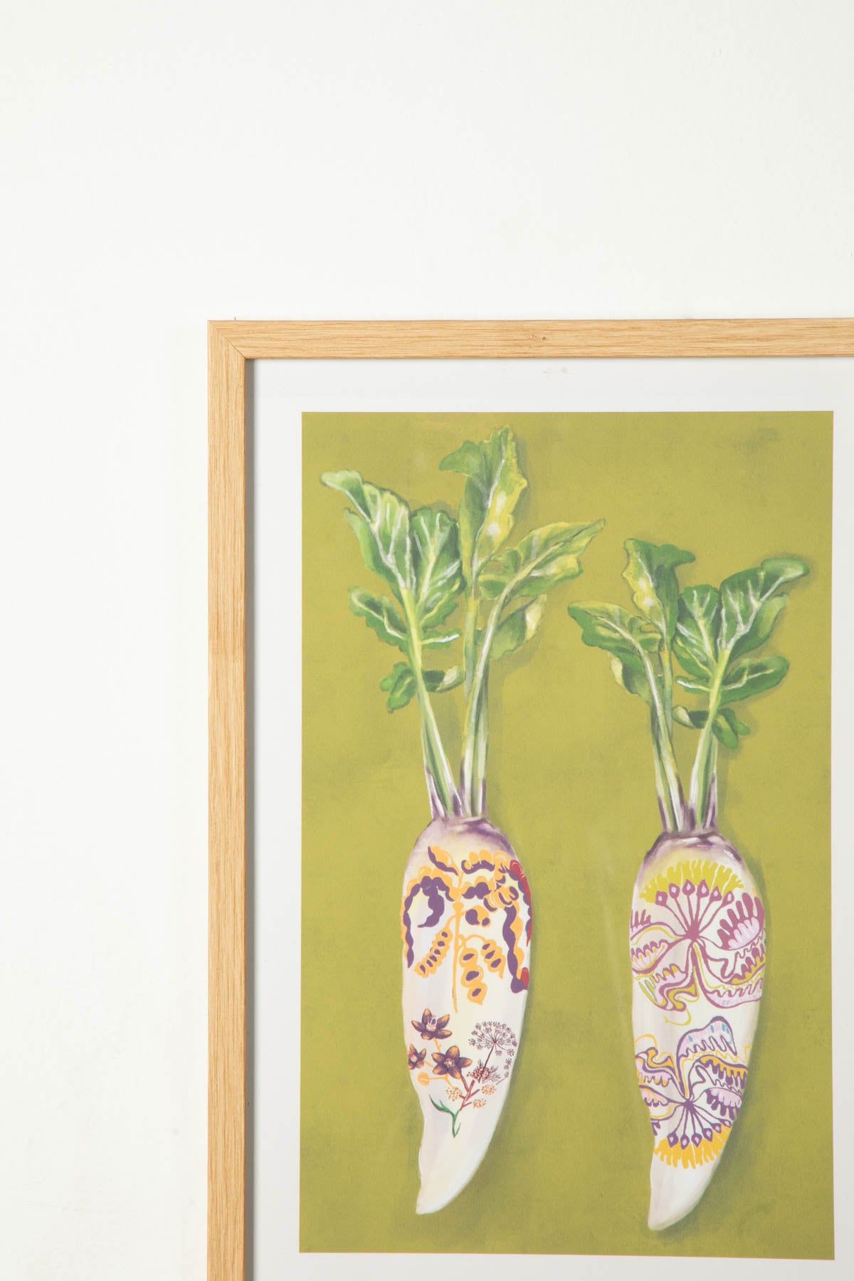 WALL ACCENTS The Radish Twins Wall Art (Green)