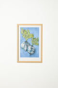 WALL ACCENTS The Turnip Twins Wall Art (Blue)