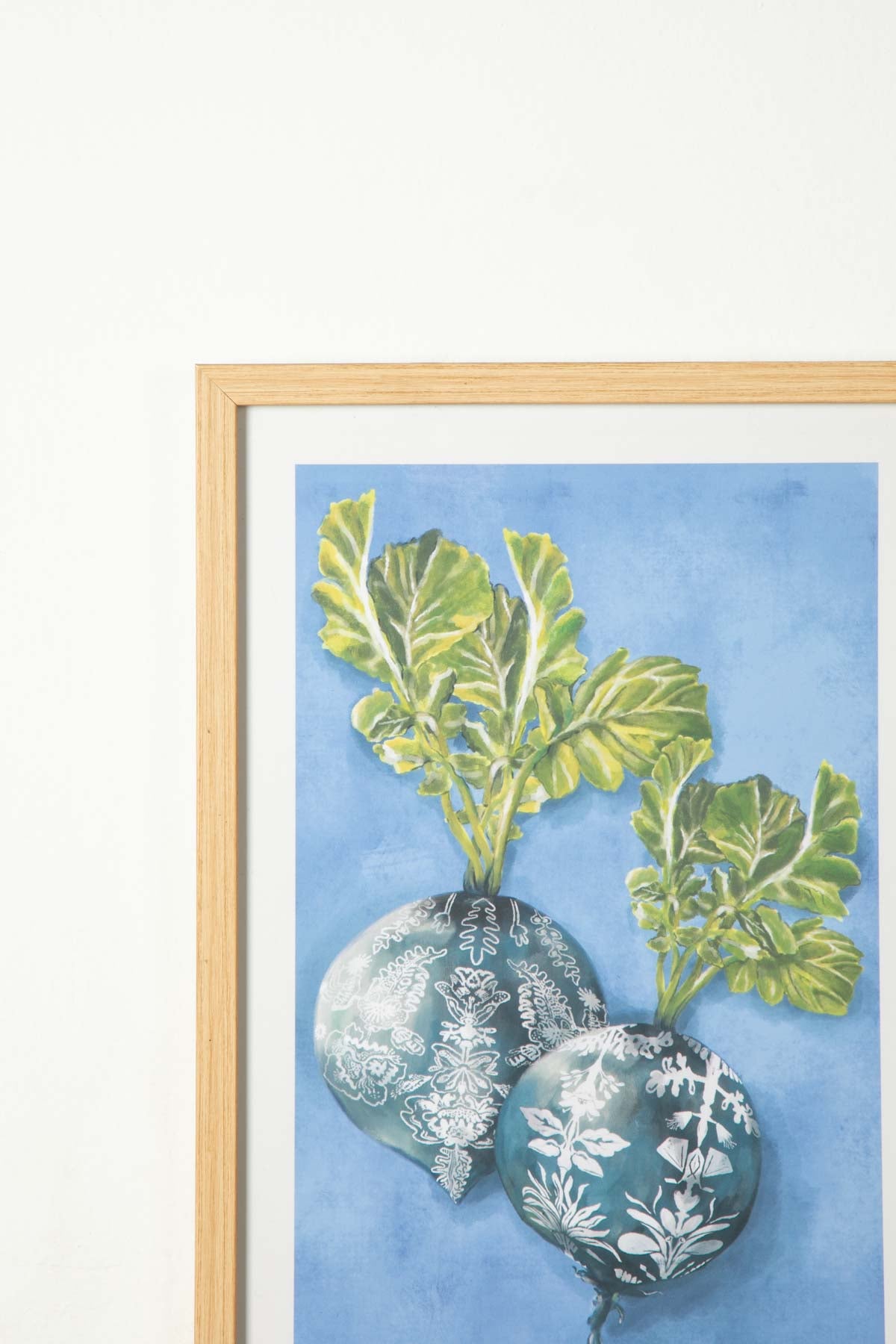 WALL ACCENTS The Turnip Twins Wall Art (Blue)