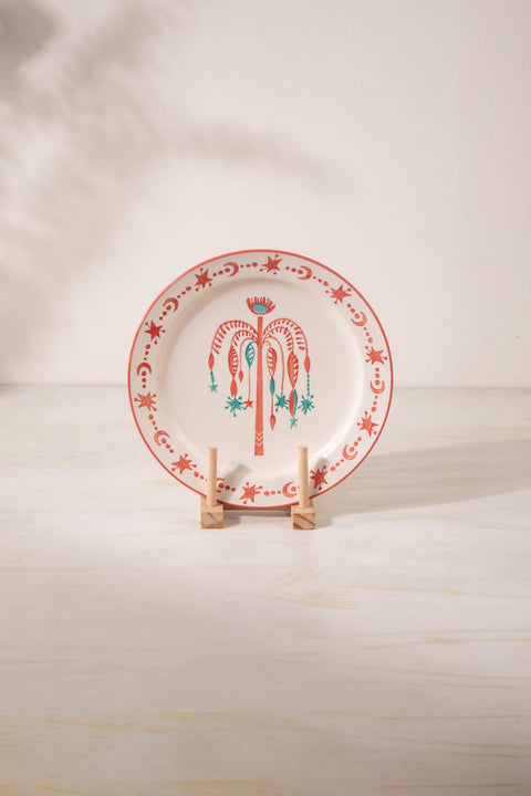 DINNER PLATES Toddy Palm Ceramic Dinner Plate