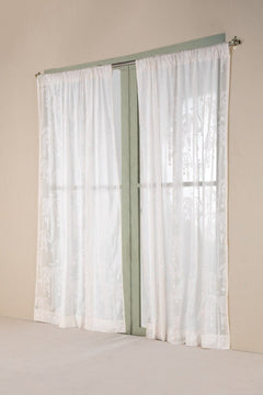 Toddy Palm Khadi Sheer Fabric And Curtains