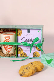 GIFT SETS Toddy Palm Coffee Mug with Le15 Cookies Gift Set