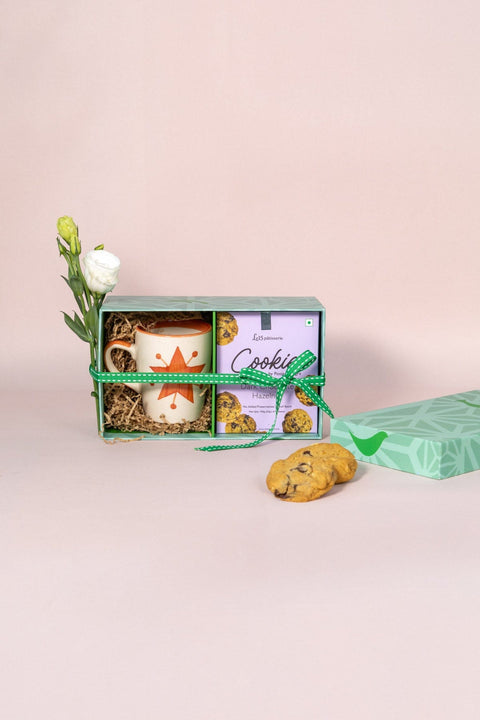 GIFT SETS Toddy Star Single Coffee Mug and Le 15 Cookies (150 Gm) Gift Set