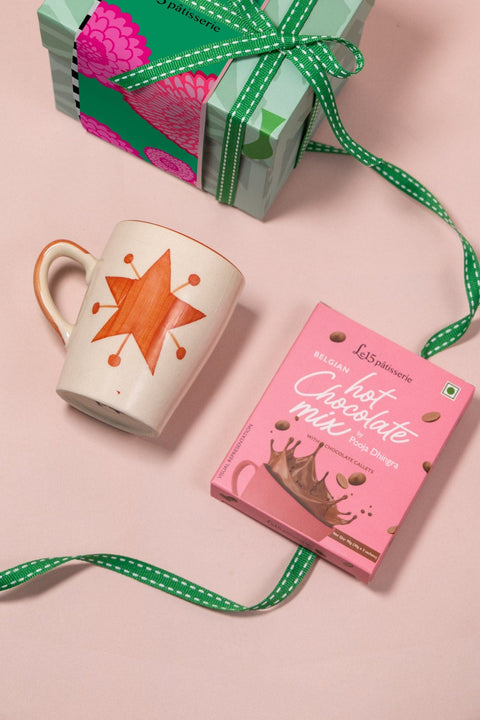 GIFT SETS Toddy Star Single Coffee Mug and Le 15 Hot Choclate Gift Set