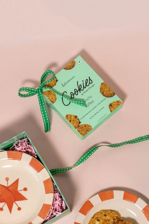 GIFT SETS Toddy Star Tapas Plates with Le15 Cookies Gift Set