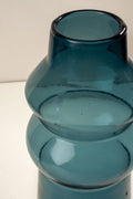 FLOWER VASES Treble Aqua Blue Vase