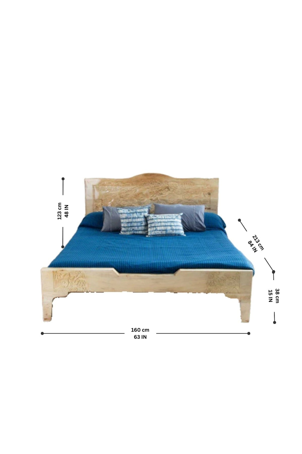 BEDS Tree Tops Hand Carved Bed