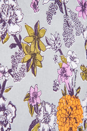 PRINT & PATTERN HEAVY FABRICS Tree Tops Printed Heavy Fabric And Curtains (Lavendar)