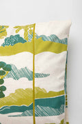 PILLOWS & SHAMS Treeline Land Field Green Pillow Cover Set (Set of 2)