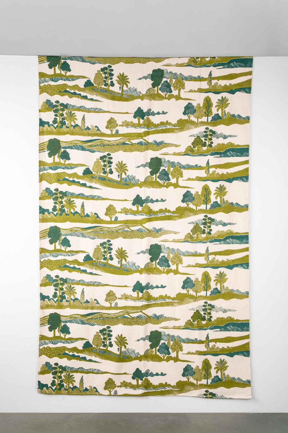 PRINT & PATTERN RUGS Treeline Printed Rug (Field Green)