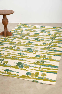 PRINT & PATTERN RUGS Treeline Printed Rug (Field Green)