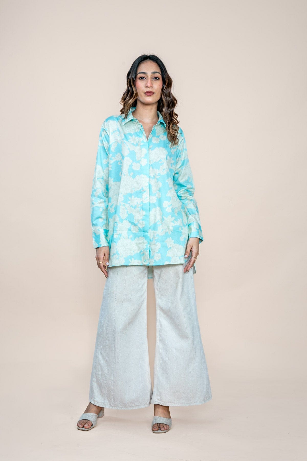 TOPS Treetops Easy Shirt (Mint Bloom)