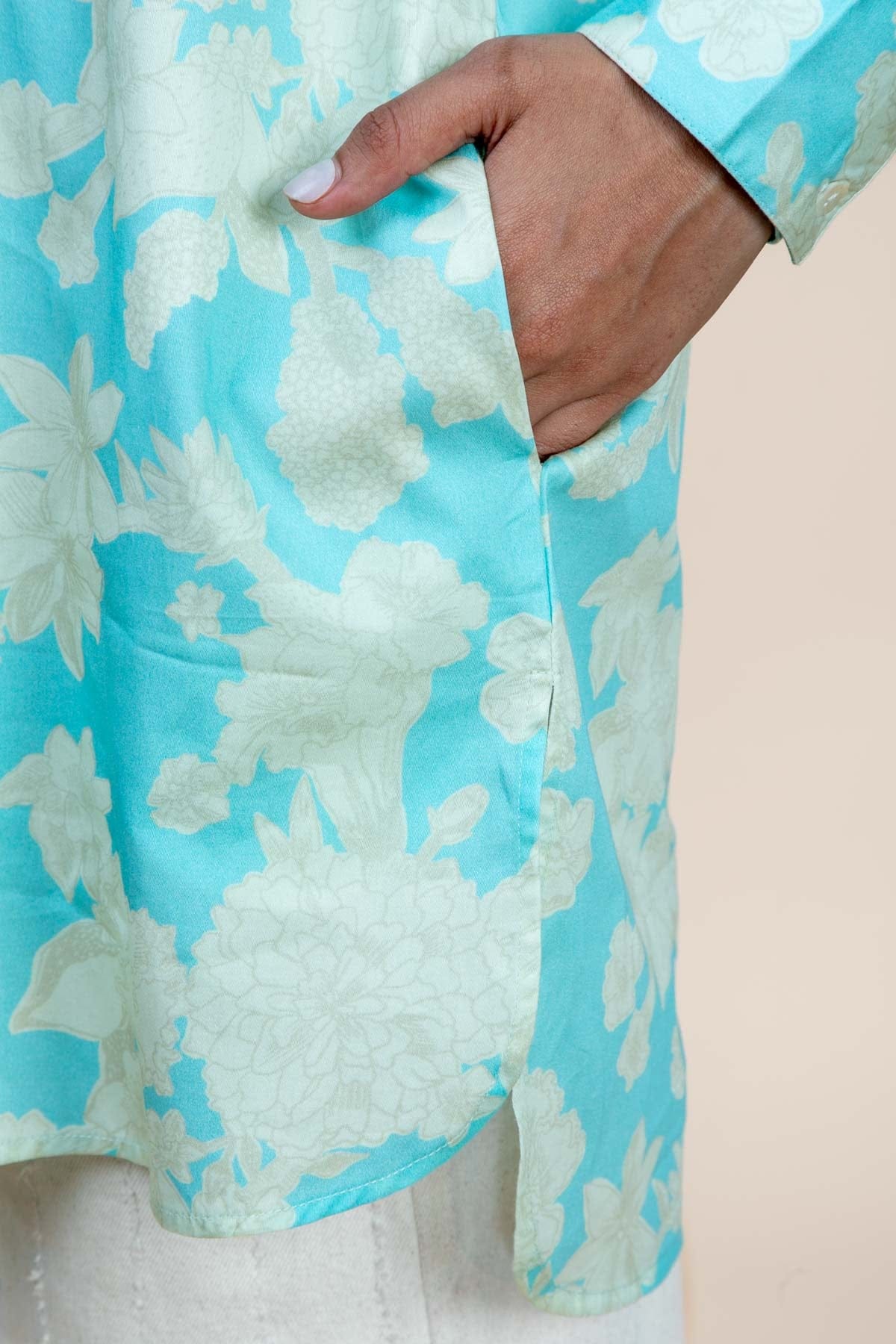 TOPS Treetops Easy Shirt (Mint Bloom)
