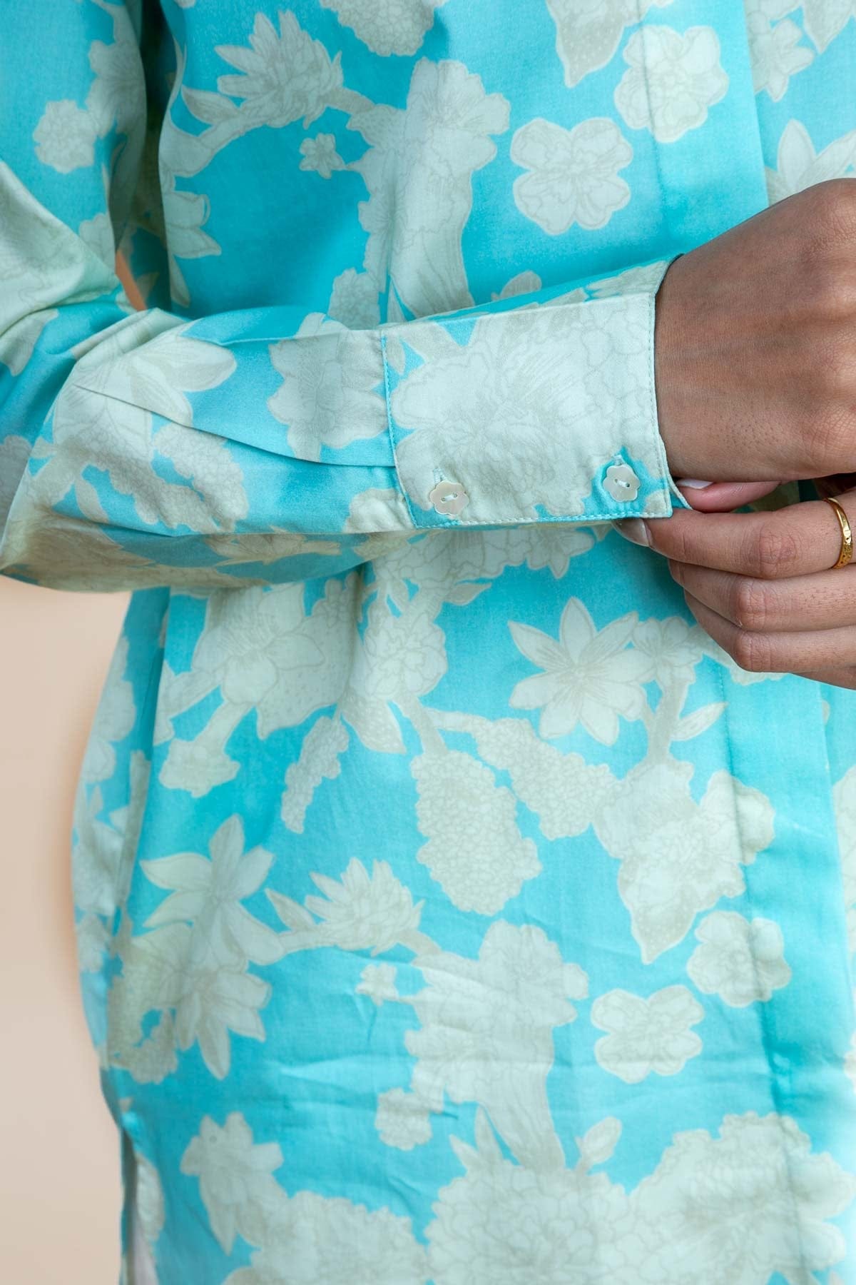 TOPS Treetops Easy Shirt (Mint Bloom)