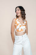 TOPS Treetops Bralette Top (Sienna Bloom)