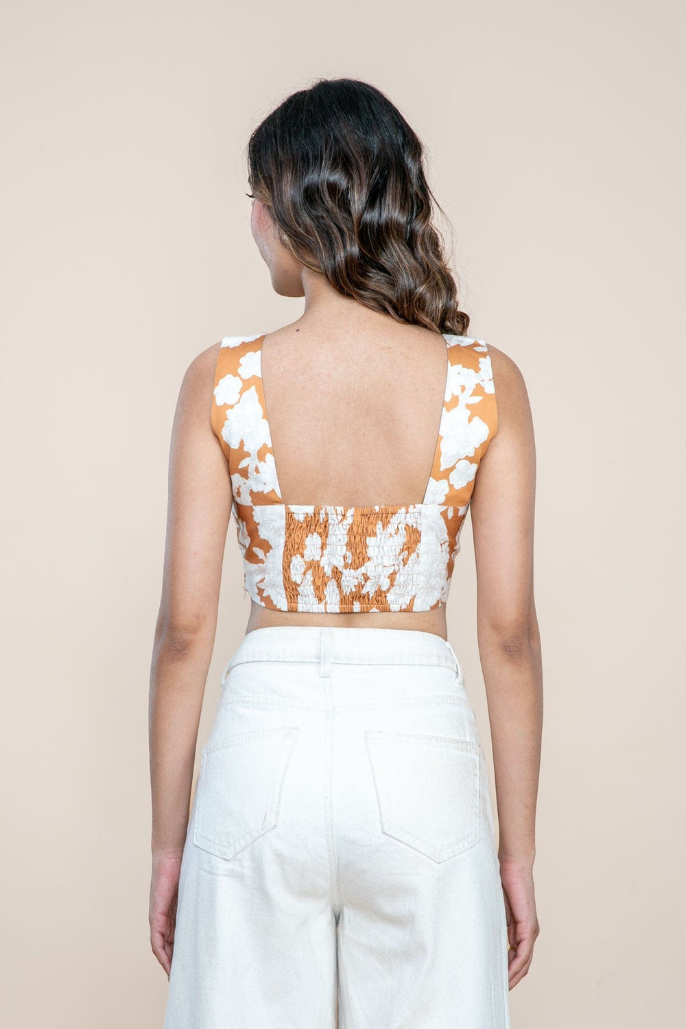 TOPS Treetops Bralette Top (Sienna Bloom)
