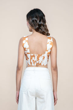 TOPS Treetops Bralette Top (Sienna Bloom)