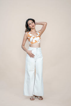 TOPS Treetops Bralette Top (Sienna Bloom)