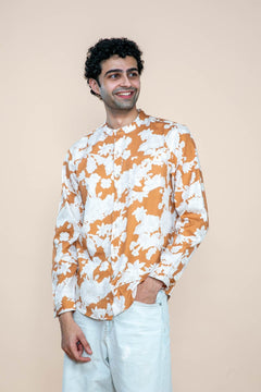 Treetops Full Sleeve Shirt (Sienna Bloom)