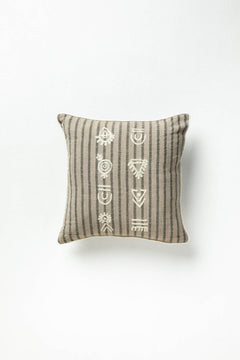 ACCENT CUSHIONS Tribal Etchings Sienna and Grey Cushion Cover (41 X 41 Cm)