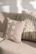ACCENT CUSHIONS Tribal Etchings Sienna and Grey Cushion Cover (41 X 41 Cm)