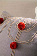 ACCENT CUSHIONS Tribal Etchings Grey Cushion Cover (41 X 41 Cm)