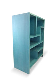 BOOKSHELVES Jigsaw Bookshelf (Blue)